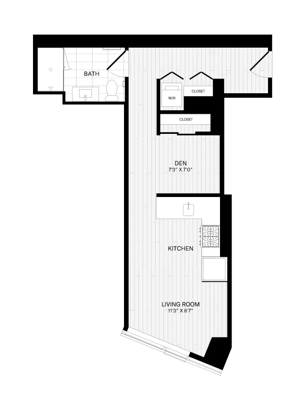 Unit 1820 floor plan