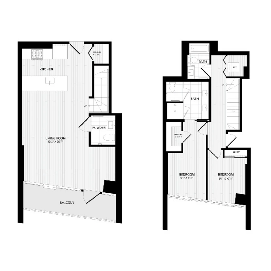 Unit 412 floor plan