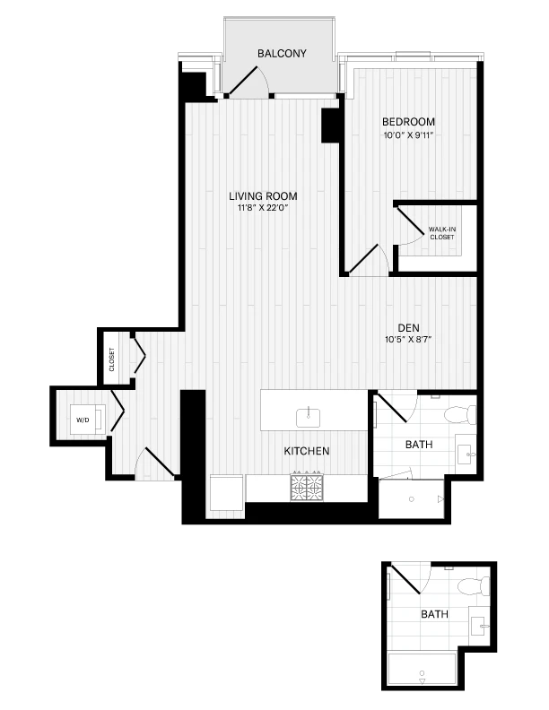 Unit 1609 floor plan