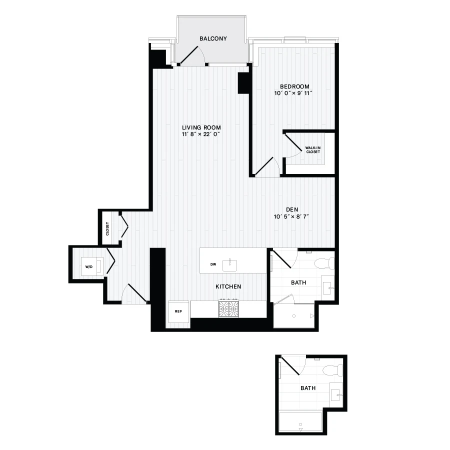 Unit 809 floor plan