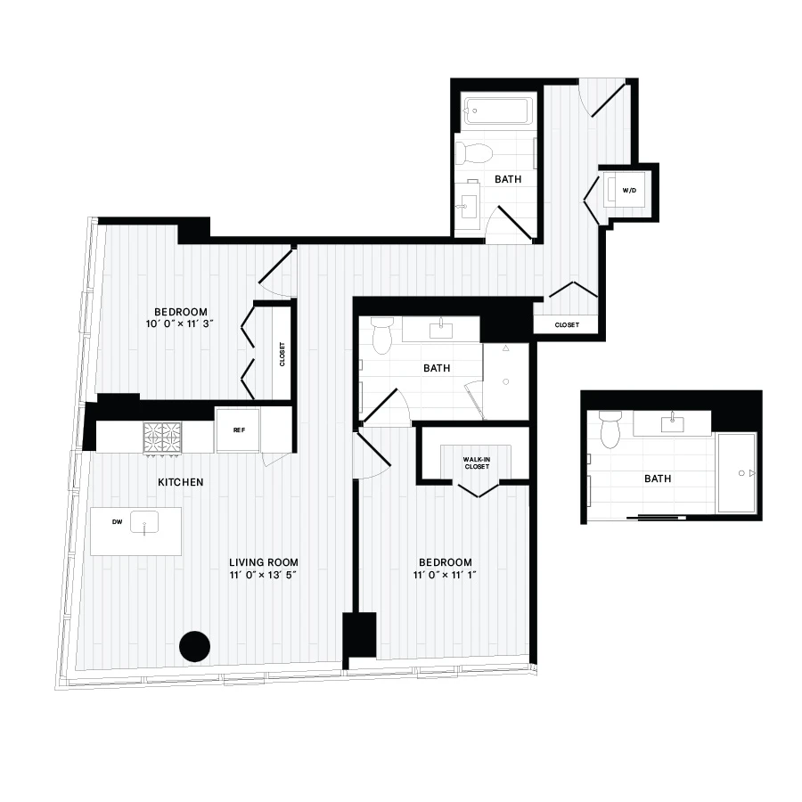 Unit 906 floor plan