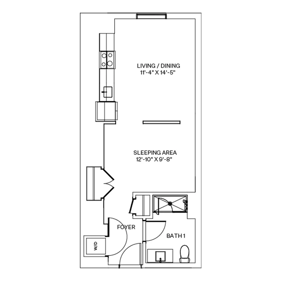 Unit 1-1205 floor plan