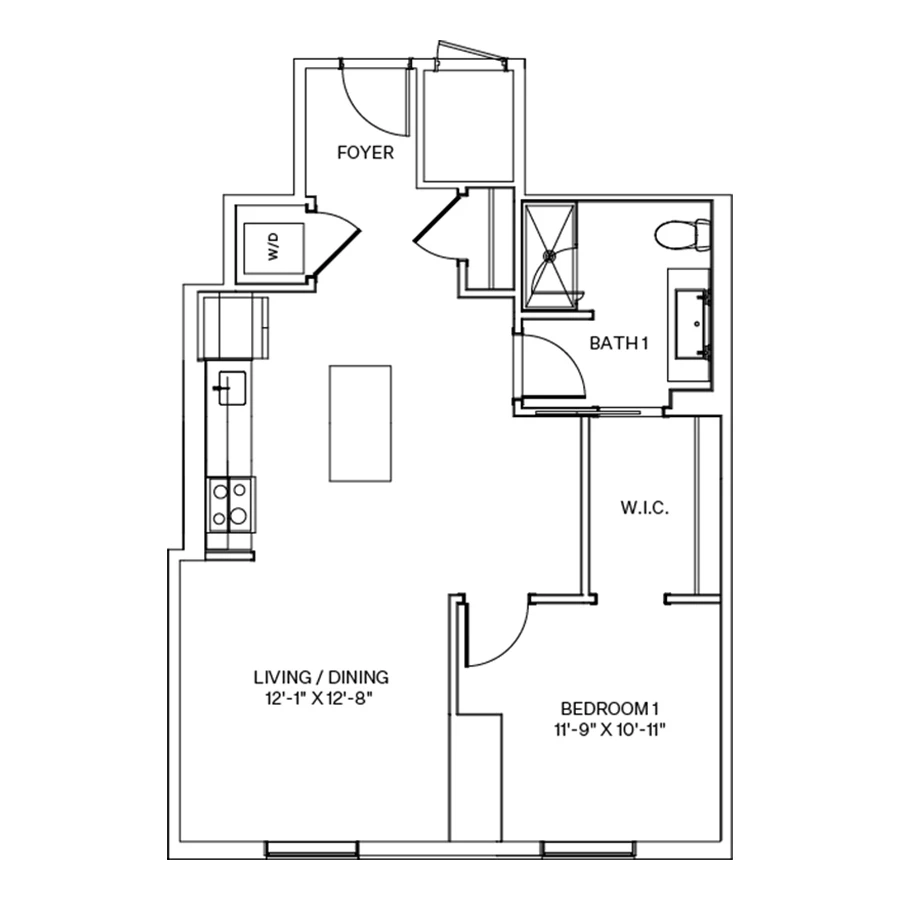 Unit 1-1412 floor plan