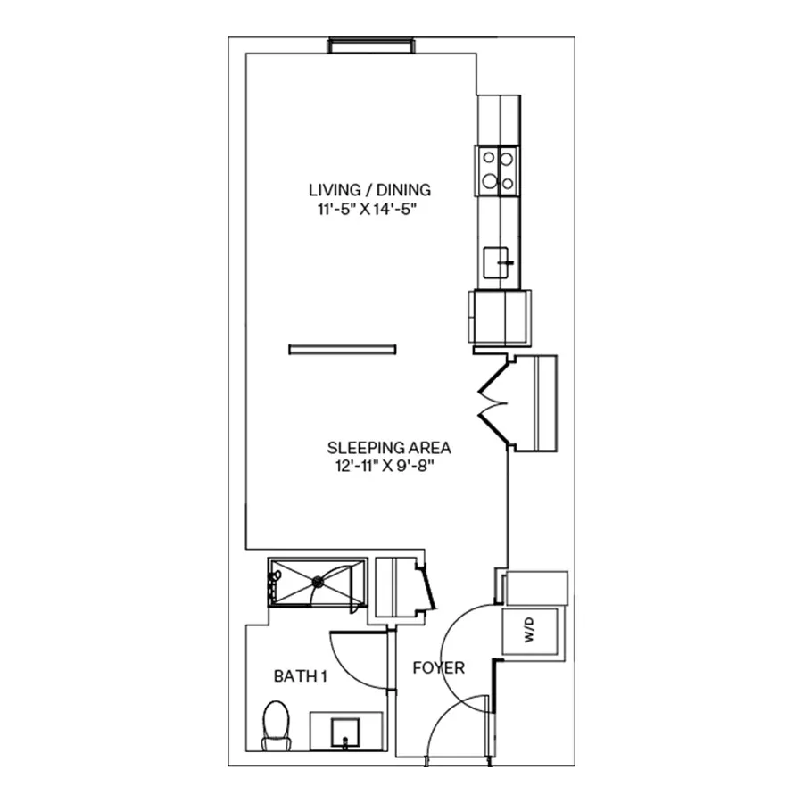 Unit 1-1004 floor plan