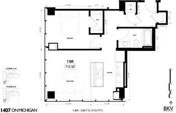 Unit 1401 floor plan