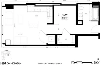 Unit 0718 floor plan
