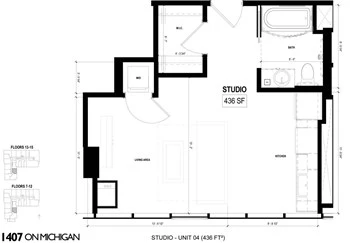 Unit 1004 floor plan