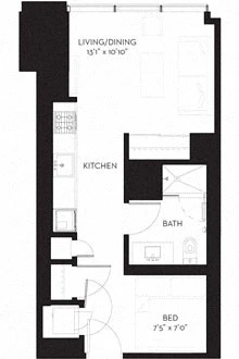 Unit 910 floor plan