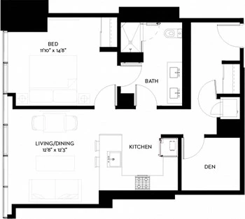 Unit 306 floor plan