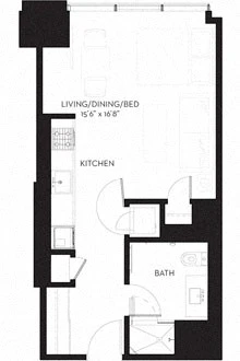 Unit 3013 floor plan