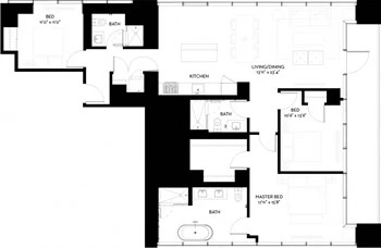 Unit 7500 floor plan
