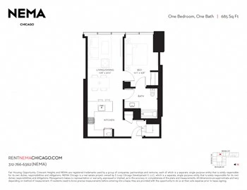 Unit 311 floor plan