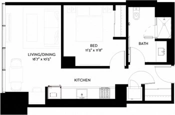 Unit 2601 floor plan