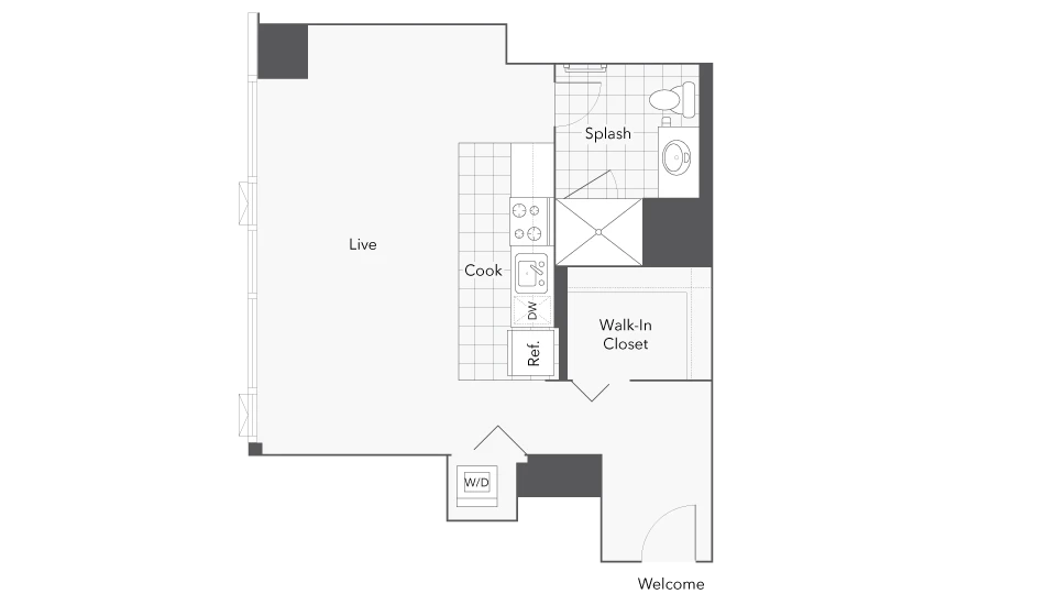 Unit 3609 floor plan
