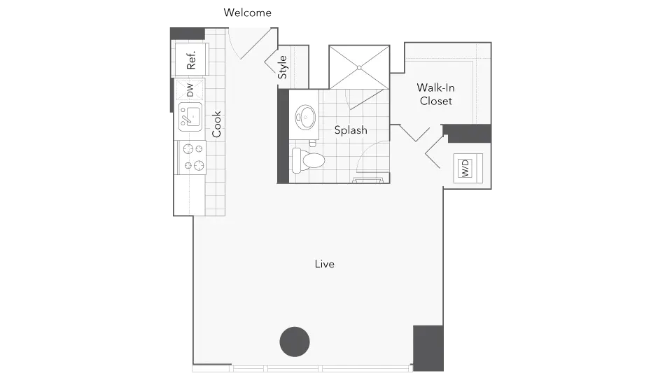 Unit 1203 floor plan
