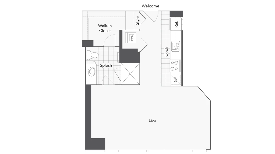 Unit 1402 floor plan