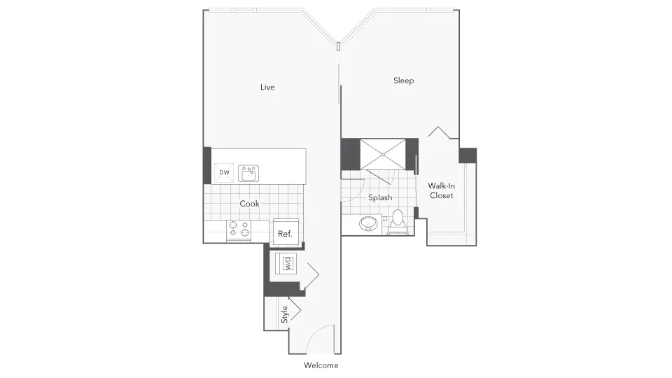 Unit 2708 floor plan