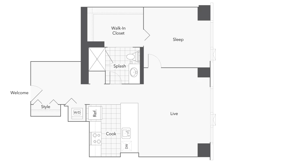 Unit 4206 floor plan