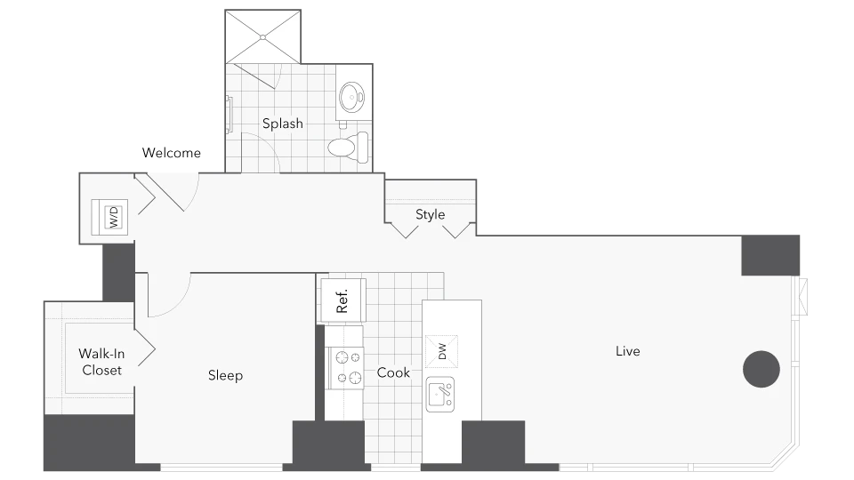 Unit 811 floor plan