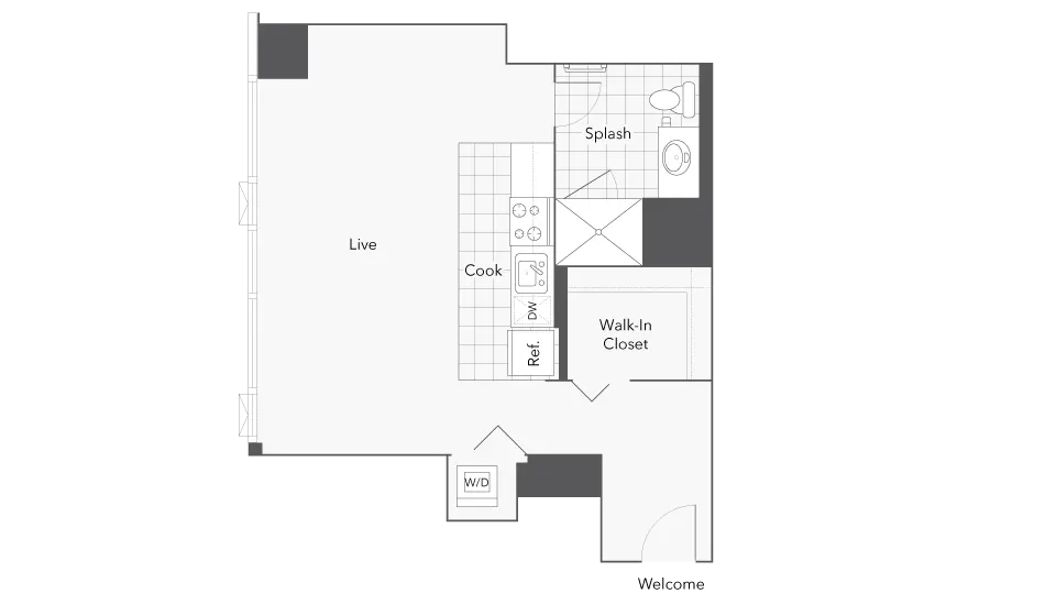Unit 2209 floor plan