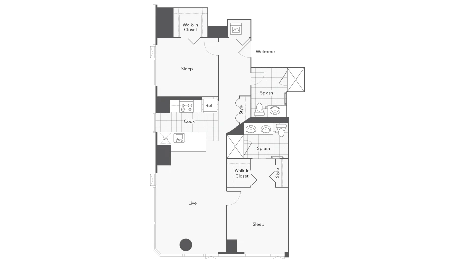 Unit 4411 floor plan