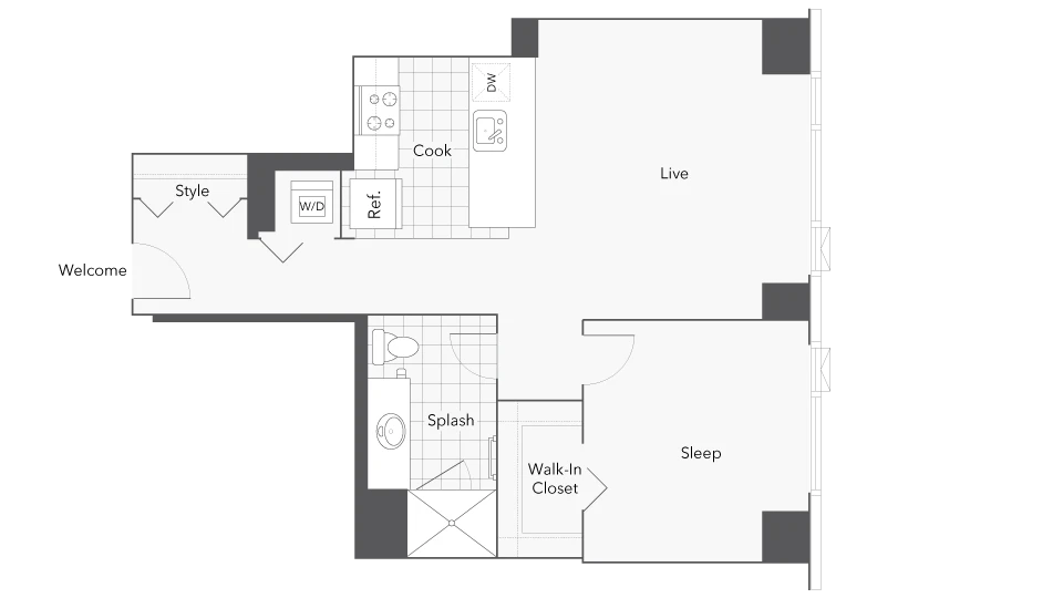 Unit 4010 floor plan
