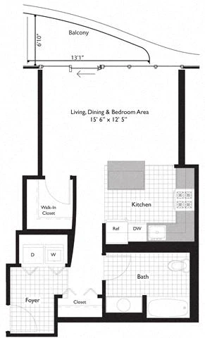 Unit 4305 floor plan