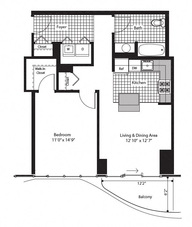 Unit 5213 floor plan