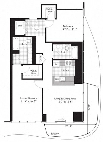 Unit 4710 floor plan