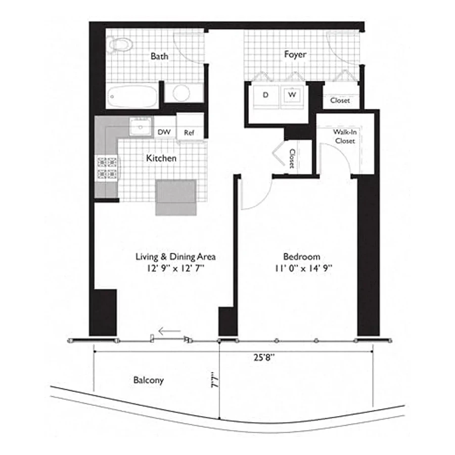 Unit 4413 floor plan