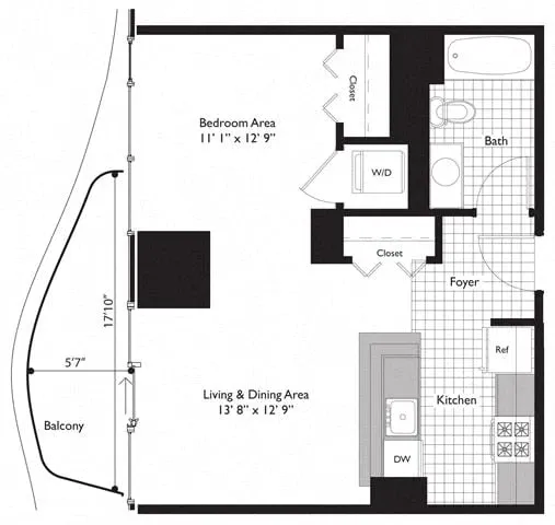 Unit 2002 floor plan