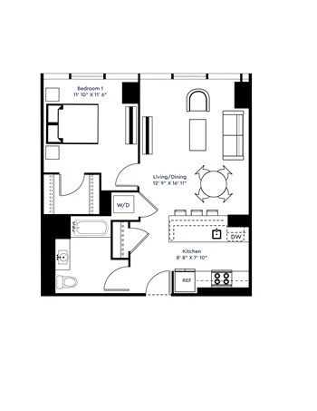 Unit 221-1006 floor plan