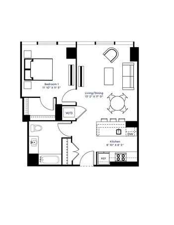 Unit 221-608 floor plan