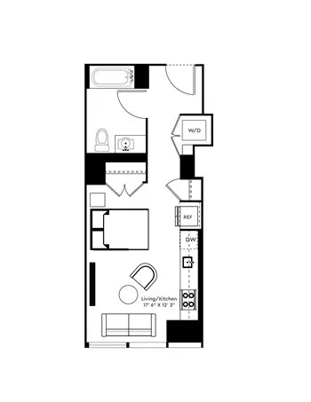 Unit 221-809 floor plan