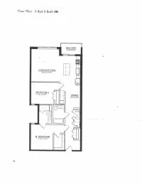 Unit 839-313 floor plan
