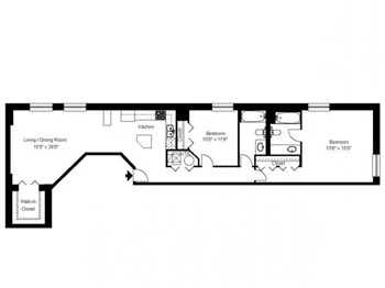 Unit 610 floor plan