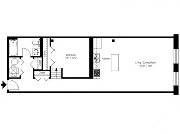 Unit 404 floor plan