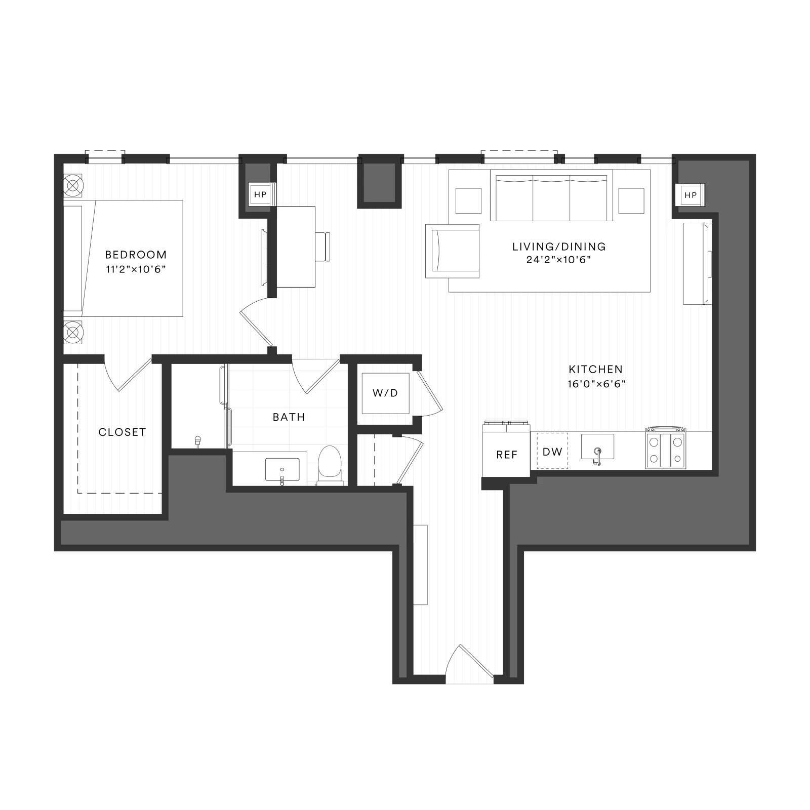 Unit 1208 floor plan