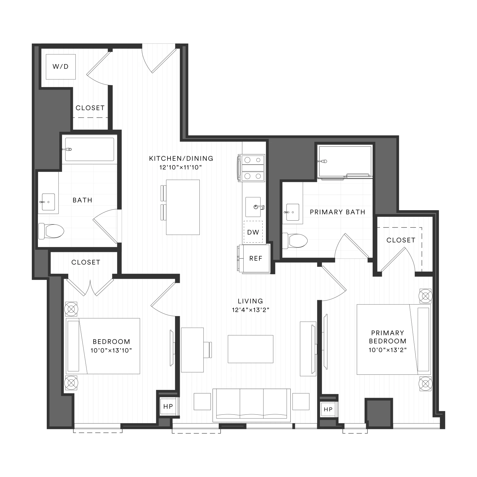 Unit 1111 floor plan
