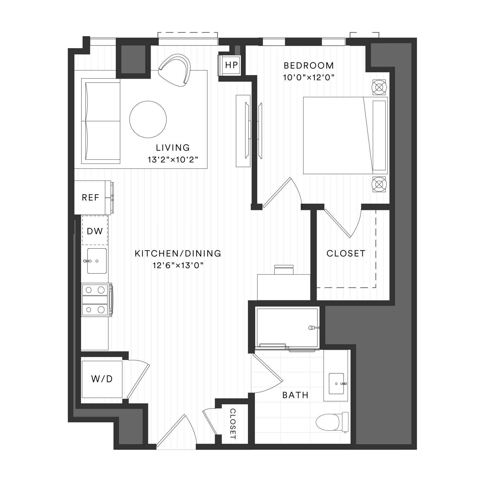 Unit 2106 floor plan