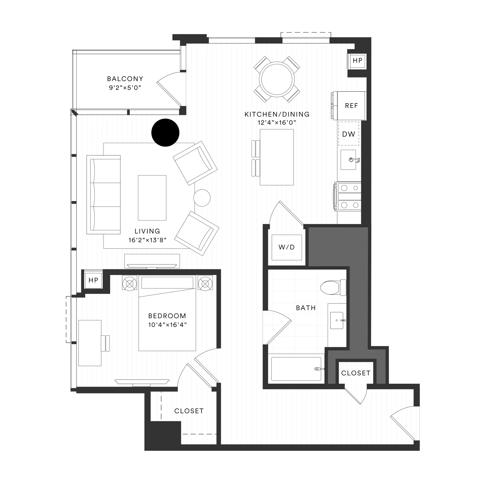 Unit 2002 floor plan