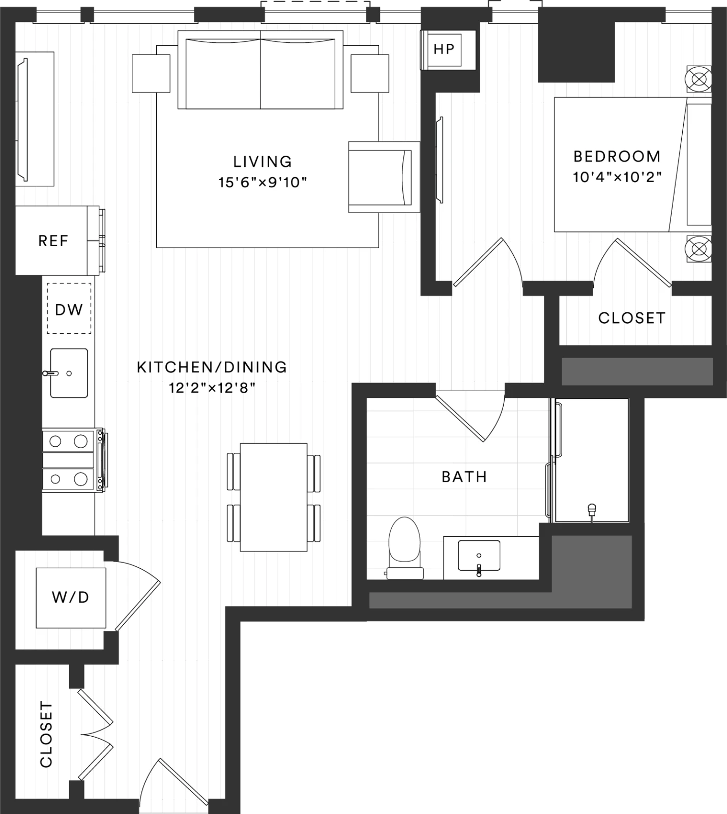 Unit 1510 floor plan