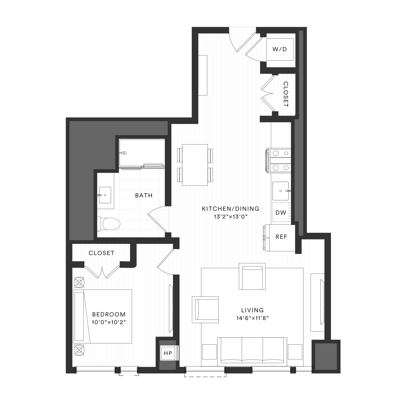 Unit 2009 floor plan