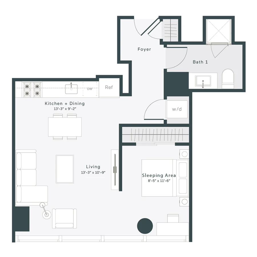 Unit 2609 floor plan