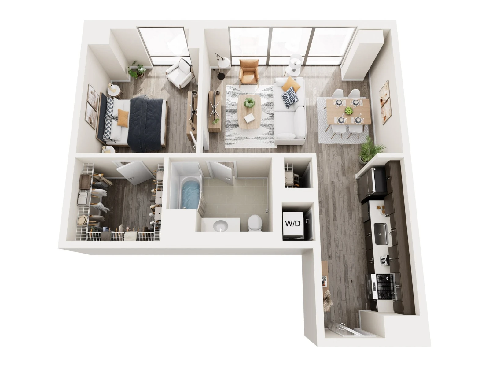 Unit N-0818 floor plan
