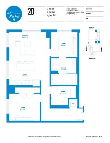 Unit N-0309 floor plan