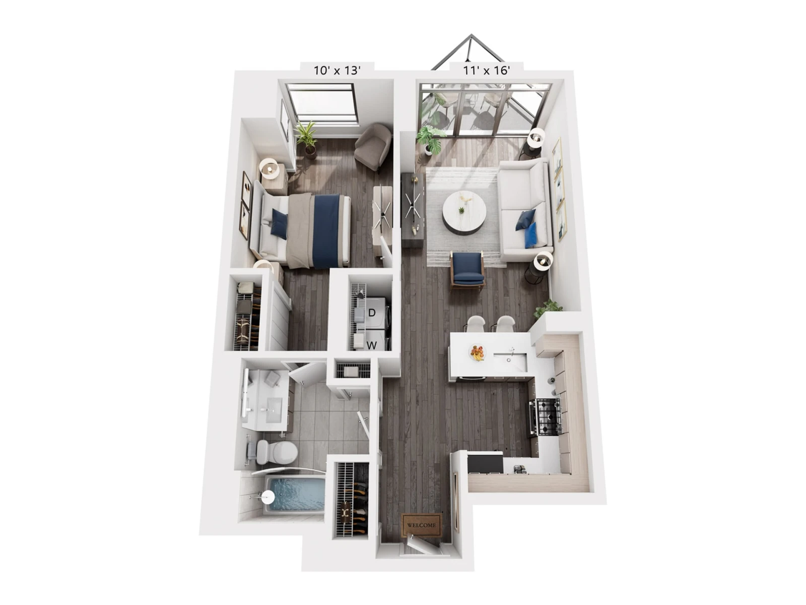 Unit 2506 floor plan