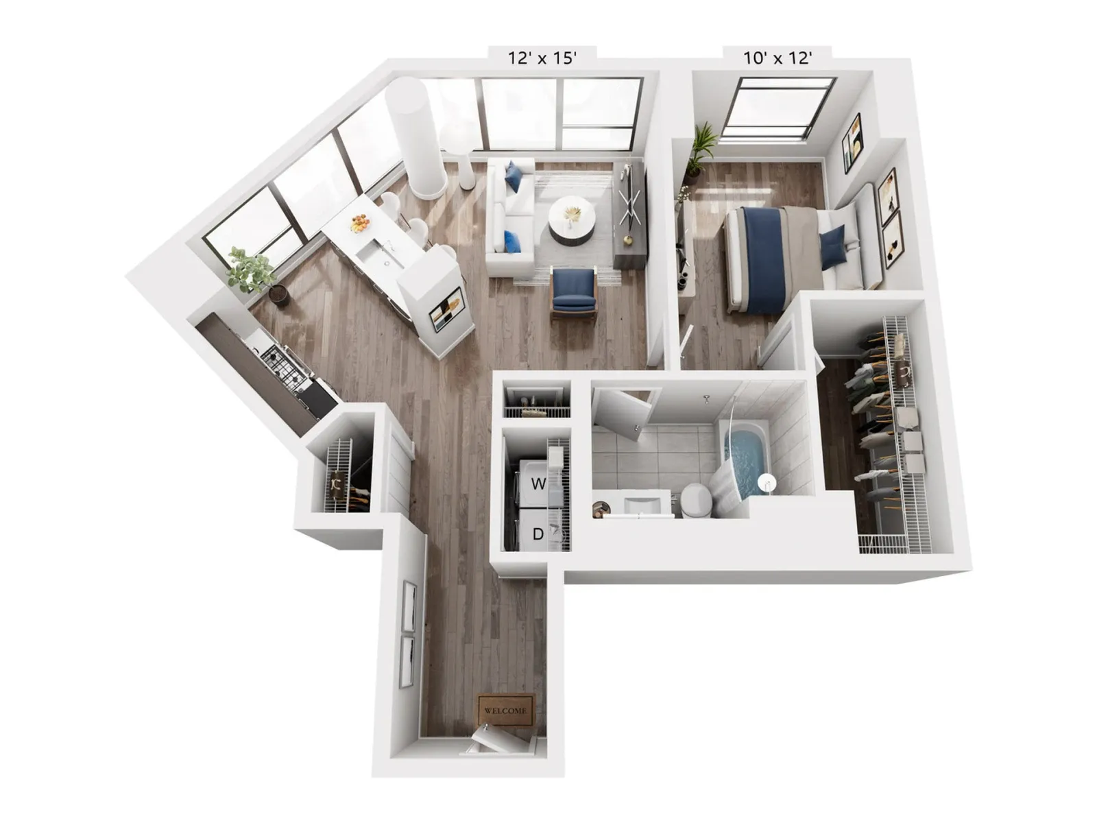 Unit 909 floor plan