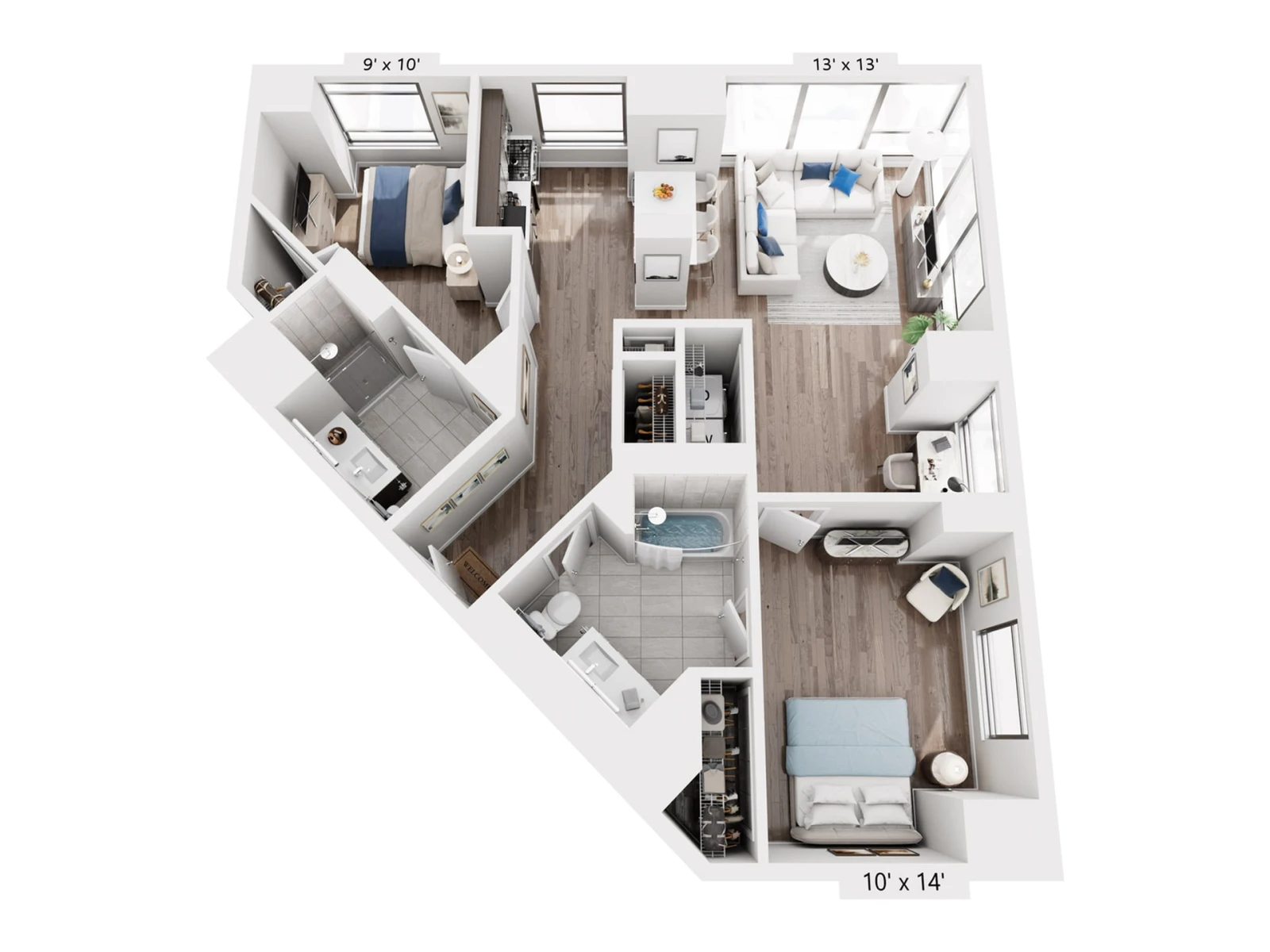 Unit 1201 floor plan