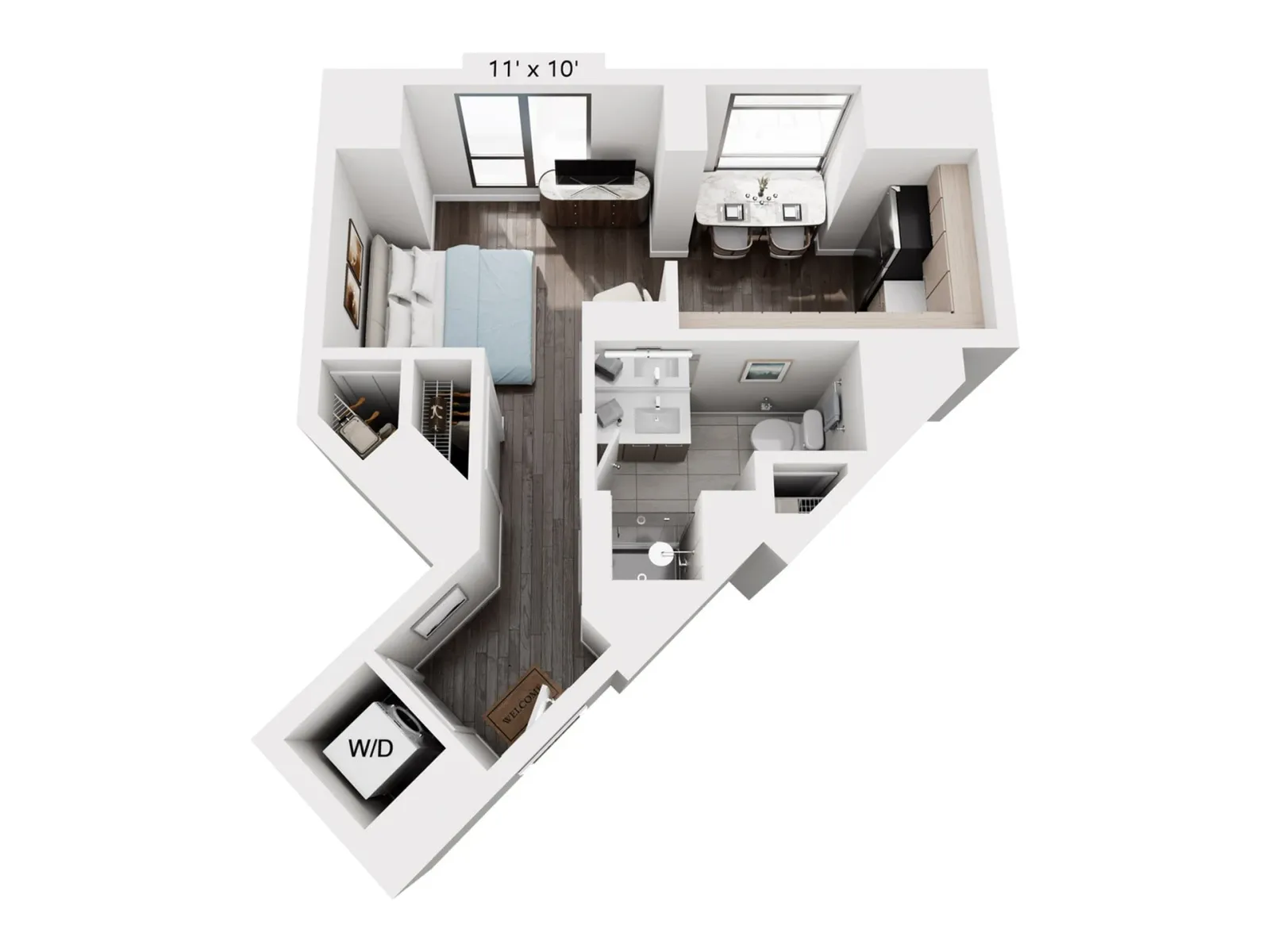 Unit 608 floor plan